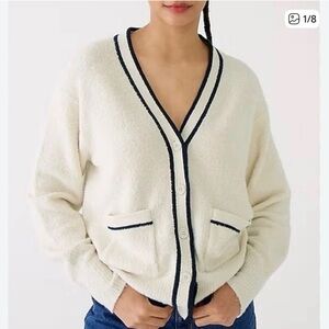 J. Crew Boucle Cardigan Sweater